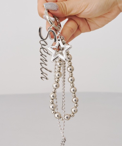 SOEMIN（ソミン）の「Mixed chain logo charm／ミックスチェーンロゴチャーム（チャーム・レディース・シルバー・FREE）」の3枚目の写真