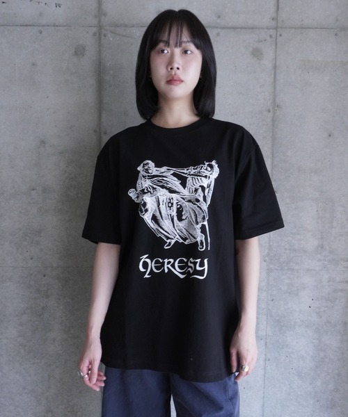 HERESY｜ヘレシー（メンズ）のTシャツ/カットソー（ブラック/黒色系