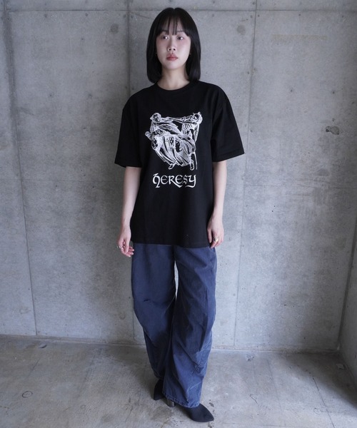 HERESY(ヘレシー)の「Heretic(Tシャツ/カットソー・メンズ・ブラック・L/M)」の4枚目の写真