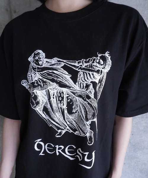 HERESY(ヘレシー)の「Heretic(Tシャツ/カットソー・メンズ・ブラック・L/M)」の8枚目の写真