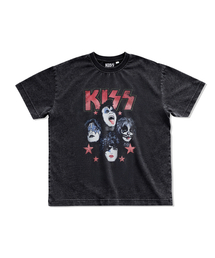 MAINBOOTH（メインブース）の「[KISS] シューティングスターTシャツ(チャコール)（Tシャツ/カットソー）」
