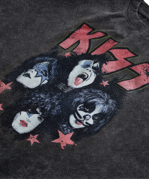 MAINBOOTH（メインブース）の「[KISS] シューティングスターTシャツ(チャコール)（Tシャツ/カットソー・レディース・その他・1/2/3）」の5枚目の写真