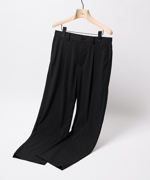 N.HOOLYWOOD（N.ハリウッド）の「【N.HOOLYWOOD/エヌハリウッド】別注Cool Tuch Wide Tapared Pants/【軽量,接触冷感】（スラックス・メンズ・ネイビー/ブラック・36/38/40cm）」の2枚目の写真