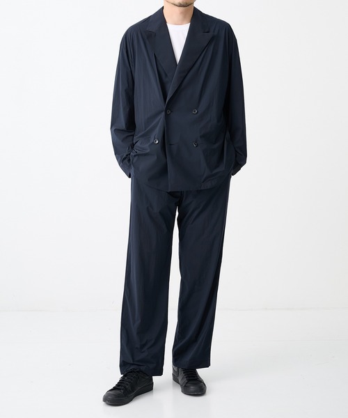 N.HOOLYWOOD（N.ハリウッド）の「【N.HOOLYWOOD/エヌハリウッド】別注Cool Tuch Wide Tapared Pants/【軽量,接触冷感】（スラックス・メンズ・ネイビー/ブラック・36/38/40cm）」の6枚目の写真