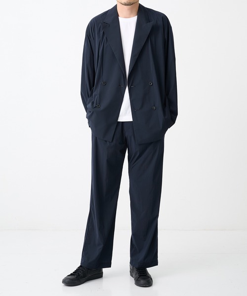 N.HOOLYWOOD（N.ハリウッド）の「【N.HOOLYWOOD/エヌハリウッド】別注Cool Tuch Wide Tapared Pants/【軽量,接触冷感】（スラックス・メンズ・ネイビー/ブラック・36/38/40cm）」の7枚目の写真