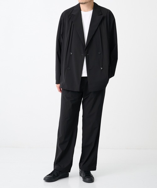 N.HOOLYWOOD（N.ハリウッド）の「【N.HOOLYWOOD/エヌハリウッド】別注Cool Tuch Wide Tapared Pants/【軽量,接触冷感】（スラックス・メンズ・ネイビー/ブラック・36/38/40cm）」の4枚目の写真