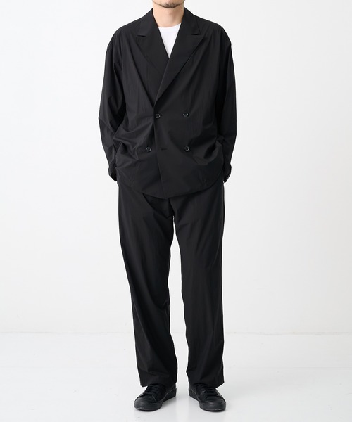 N.HOOLYWOOD（N.ハリウッド）の「【N.HOOLYWOOD/エヌハリウッド】別注Cool Tuch Wide Tapared Pants/【軽量,接触冷感】（スラックス・メンズ・ネイビー/ブラック・36/38/40cm）」の5枚目の写真