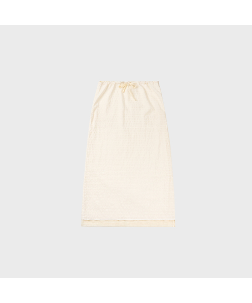 MUWM(ムウム)の「イラン リバーシブルスカート Ylang Reversible Skirt (White)(スカート・レディース・ホワイト・OS)」の1枚目の写真