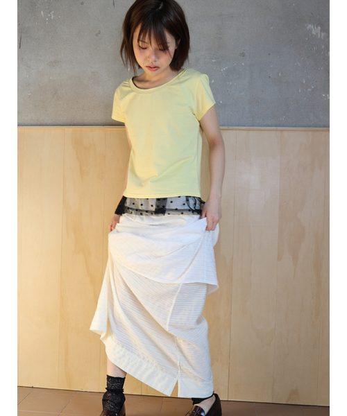 MUWM(ムウム)の「イラン リバーシブルスカート Ylang Reversible Skirt (White)(スカート・レディース・ホワイト・OS)」の6枚目の写真