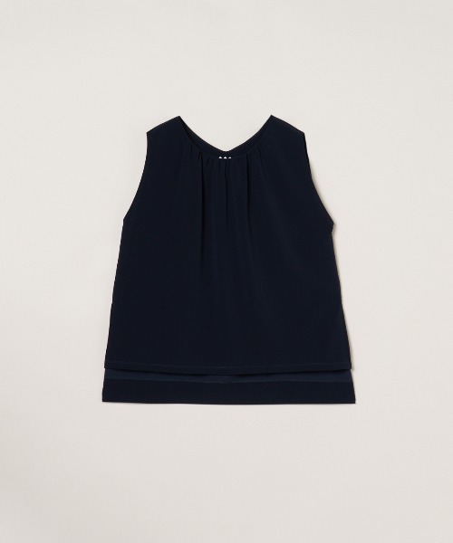 three dots（スリードッツ）の「プレイフルアウトフィット チュニックトップス（Tシャツ/カットソー・レディース・ベージュ系その他/ブラック/ネイビー/ホワイト・SMALL）」の4枚目の写真