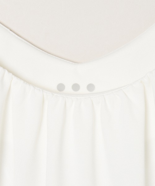 three dots（スリードッツ）の「プレイフルアウトフィット チュニックトップス（Tシャツ/カットソー・レディース・ベージュ系その他/ブラック/ネイビー/ホワイト・SMALL）」の9枚目の写真