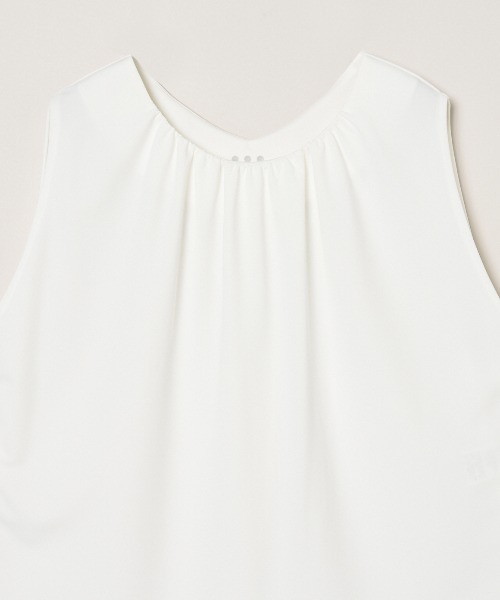 three dots（スリードッツ）の「プレイフルアウトフィット チュニックトップス（Tシャツ/カットソー・レディース・ベージュ系その他/ブラック/ネイビー/ホワイト・SMALL）」の6枚目の写真