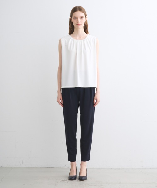 three dots（スリードッツ）の「プレイフルアウトフィット チュニックトップス（Tシャツ/カットソー・レディース・ベージュ系その他/ブラック/ネイビー/ホワイト・SMALL）」の11枚目の写真