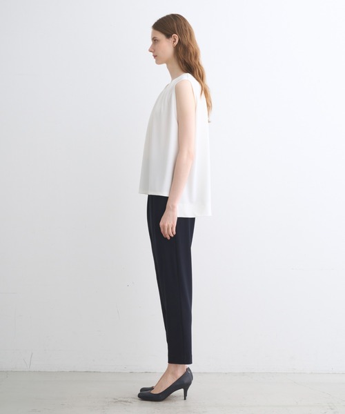 three dots（スリードッツ）の「プレイフルアウトフィット チュニックトップス（Tシャツ/カットソー・レディース・ベージュ系その他/ブラック/ネイビー/ホワイト・SMALL）」の12枚目の写真