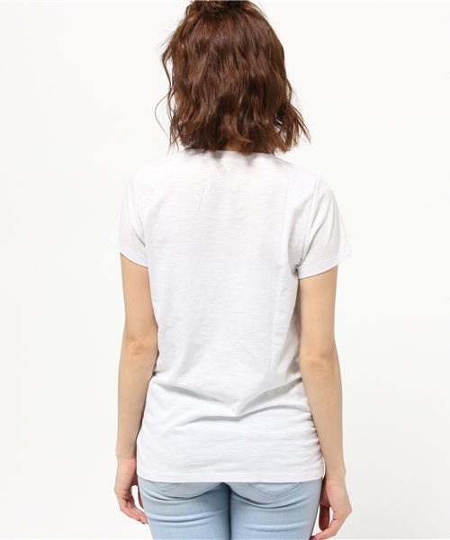 earth music&ecology（アースミュージックアンドエコロジー）の「【2016Spring】ポケットＴシャツ（Tシャツ/カットソー・レディース・LT.Gray/カーキ/ベージュ/オレンジ/インディゴブルー/ネイビー/オフホワイト/ブラック・MEDIUM/LARGE）」の11枚目の写真