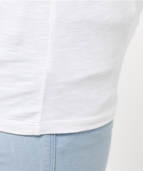 earth music&ecology（アースミュージックアンドエコロジー）の「【2016Spring】ポケットＴシャツ（Tシャツ/カットソー・レディース・LT.Gray/カーキ/ベージュ/オレンジ/インディゴブルー/ネイビー/オフホワイト/ブラック・MEDIUM/LARGE）」の15枚目の写真