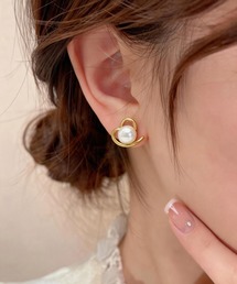 エコシングルパールピアス アレルギー対応