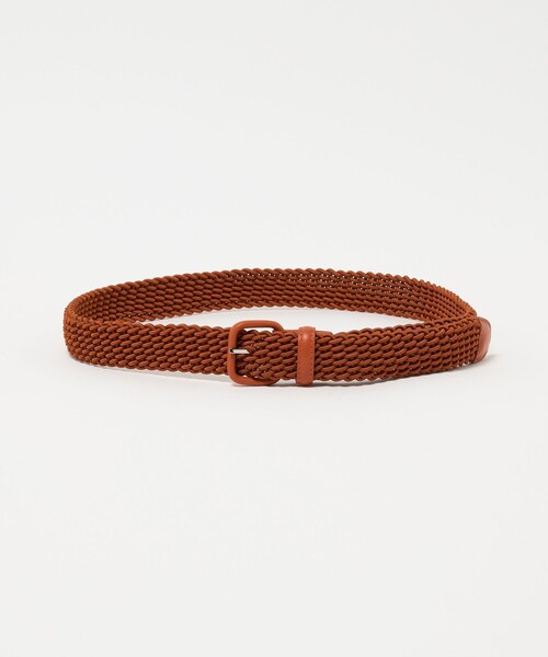 UNITED ARROWS（ユナイテッドアローズ）の「＜LAIGLON＞ エラスティック ベルト（ベルト・メンズ・ベージュ/ダークオレンジ/パープル/オリーブ・85cm/95cm/100cm/80ｃｍ/90cm）」の4枚目の写真