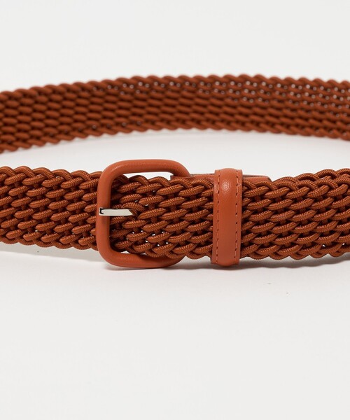 UNITED ARROWS（ユナイテッドアローズ）の「＜LAIGLON＞ エラスティック ベルト（ベルト・メンズ・ベージュ/ダークオレンジ/パープル/オリーブ・85cm/95cm/100cm/80ｃｍ/90cm）」の6枚目の写真