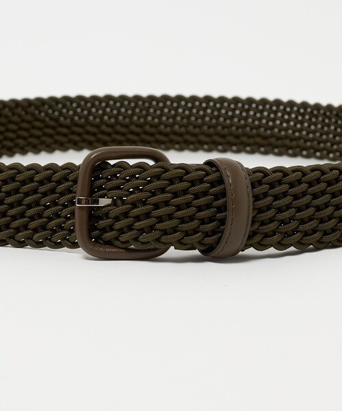 UNITED ARROWS（ユナイテッドアローズ）の「＜LAIGLON＞ エラスティック ベルト（ベルト・メンズ・ベージュ/ダークオレンジ/パープル/オリーブ・85cm/95cm/100cm/80ｃｍ/90cm）」の9枚目の写真