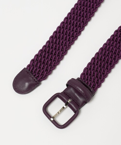 UNITED ARROWS（ユナイテッドアローズ）の「＜LAIGLON＞ エラスティック ベルト（ベルト・メンズ・ベージュ/ダークオレンジ/パープル/オリーブ・85cm/95cm/100cm/80ｃｍ/90cm）」の12枚目の写真