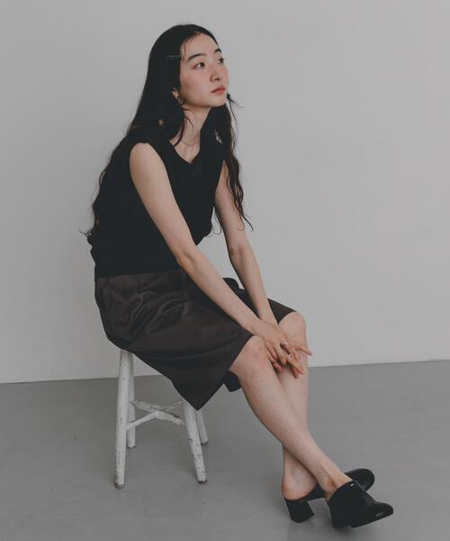SENSE OF PLACE by URBAN RESEARCH(センスオブプレイスバイアーバンリサーチ)の「チノバミューダベルトパンツ(その他パンツ・レディース・ベージュ/チャコールグレー・MEDIUM/SMALL)」の7枚目の写真