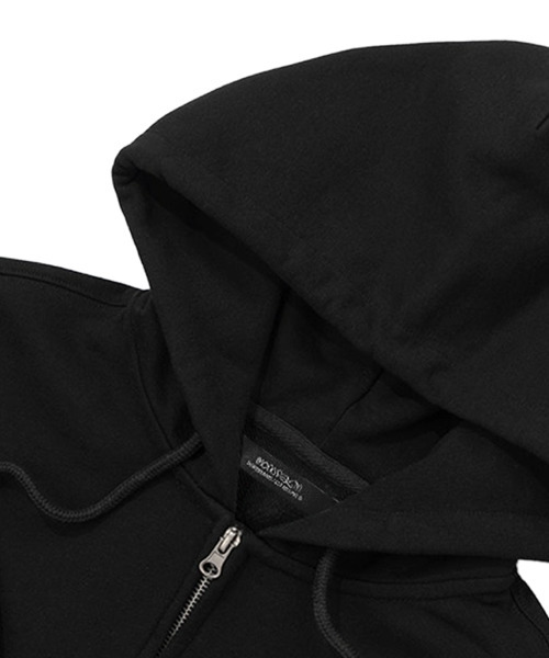 MONOPATIN(モノパティン)の「tms bxng french terry 2-way zip hoodie - black(パーカー・レディース・その他・MEDIUM/LARGE)」の7枚目の写真