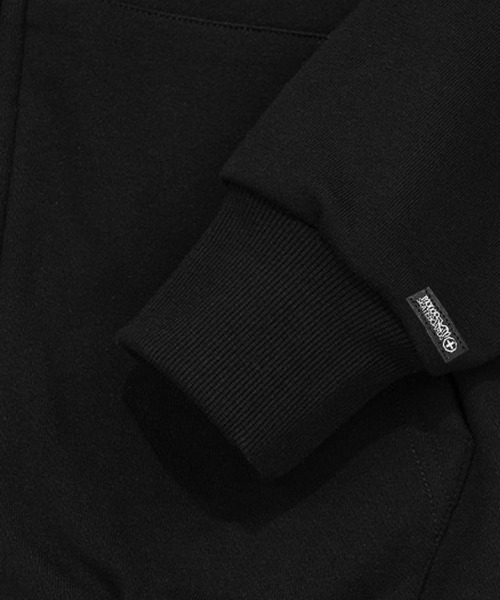 MONOPATIN(モノパティン)の「tms bxng french terry 2-way zip hoodie - black(パーカー・レディース・その他・MEDIUM/LARGE)」の8枚目の写真
