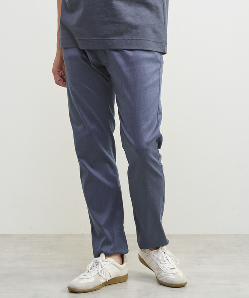 MEN'S MELROSE(メンズメルローズ)の「メランジライトハイパー5ポケットパンツ(チノパンツ・メンズ・ブラック/ベージュ/グレー/ネイビー・3/4/5)」の4枚目の写真