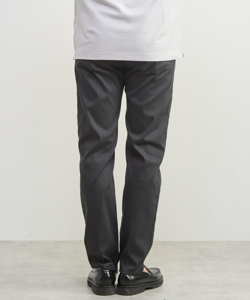 MEN'S MELROSE(メンズメルローズ)の「メランジライトハイパー5ポケットパンツ(チノパンツ・メンズ・ブラック/ベージュ/グレー/ネイビー・3/4/5)」の7枚目の写真