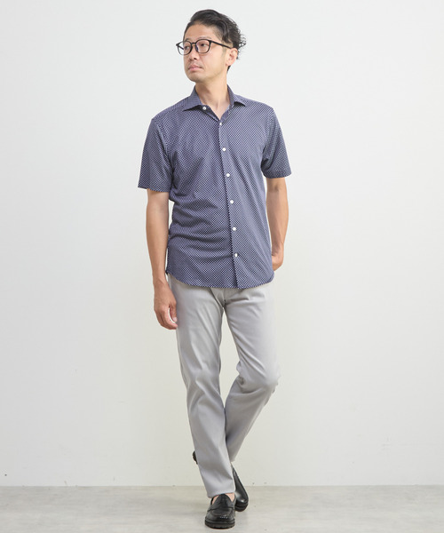 MEN'S MELROSE(メンズメルローズ)の「メランジライトハイパー5ポケットパンツ(チノパンツ・メンズ・ブラック/ベージュ/グレー/ネイビー・3/4/5)」の12枚目の写真