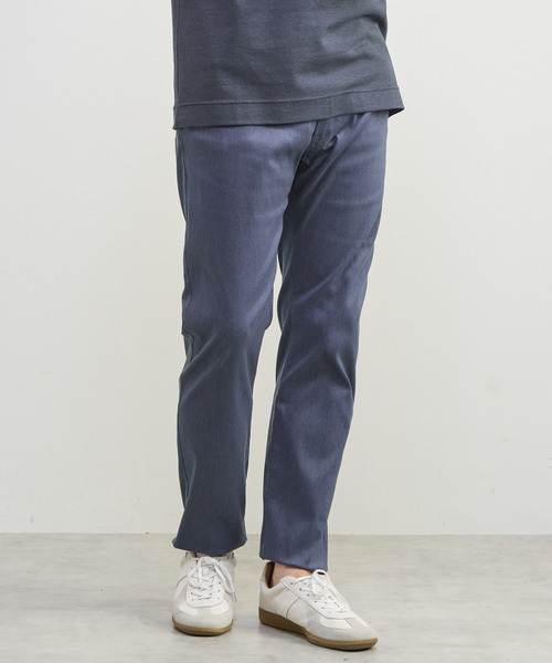 MEN'S MELROSE(メンズメルローズ)の「メランジライトハイパー5ポケットパンツ(チノパンツ・メンズ・ブラック/ベージュ/グレー/ネイビー・3/4/5)」の17枚目の写真