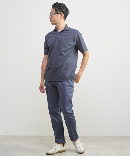 MEN'S MELROSE(メンズメルローズ)の「メランジライトハイパー5ポケットパンツ(チノパンツ・メンズ・ブラック/ベージュ/グレー/ネイビー・3/4/5)」の19枚目の写真