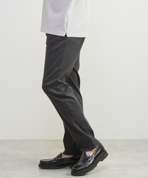 MEN'S MELROSE(メンズメルローズ)の「メランジライトハイパー5ポケットパンツ(チノパンツ・メンズ・ブラック/ベージュ/グレー/ネイビー・3/4/5)」の22枚目の写真