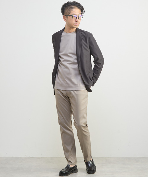 MEN'S MELROSE(メンズメルローズ)の「メランジライトハイパー5ポケットパンツ(チノパンツ・メンズ・ブラック/ベージュ/グレー/ネイビー・3/4/5/2)」の11枚目の写真