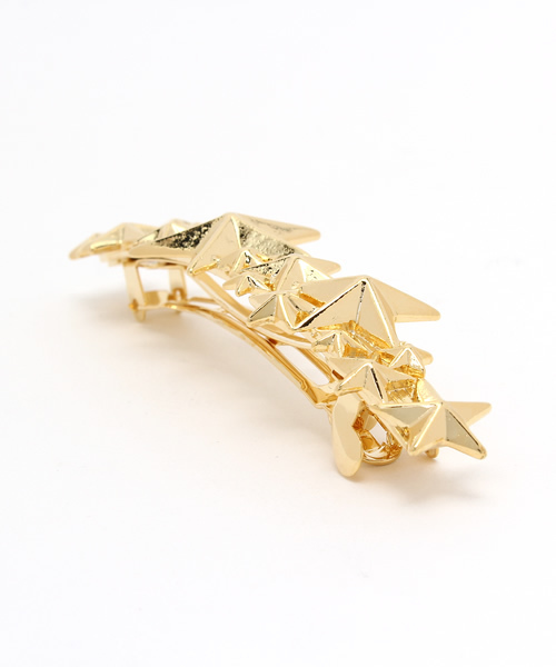 Spick & Span（スピックアンドスパン）の「ORIGINAL Starバレッタ（バレッタ/ヘアクリップ・レディース・ゴールド・FREE）」の3枚目の写真