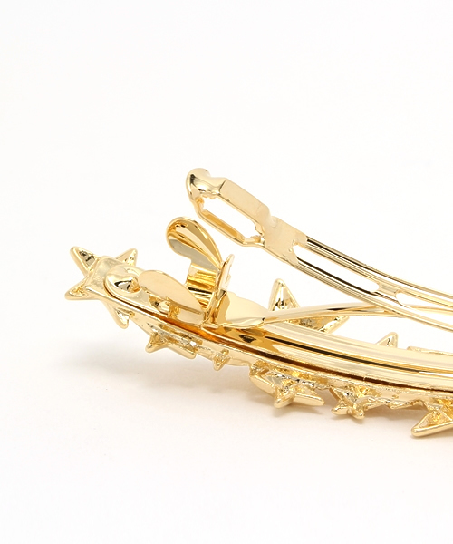 Spick & Span（スピックアンドスパン）の「ORIGINAL Starバレッタ（バレッタ/ヘアクリップ・レディース・ゴールド・FREE）」の4枚目の写真