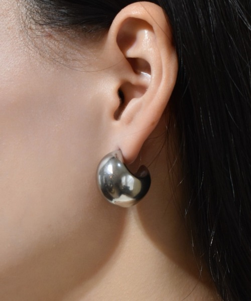 kiehtova(キエトヴァ)の「【kiehtova】SOFT ORB PIERCE/ソフト オーブ ピアス(ピアス(両耳用)・レディース・ゴールド/シルバー・FREE)」の1枚目の写真