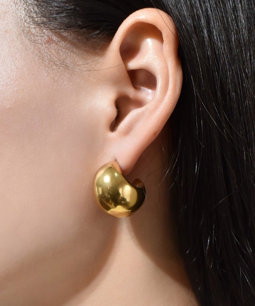 kiehtova(キエトヴァ)の「【kiehtova】SOFT ORB PIERCE/ソフト オーブ ピアス(ピアス(両耳用)・レディース・ゴールド/シルバー・FREE)」の2枚目の写真