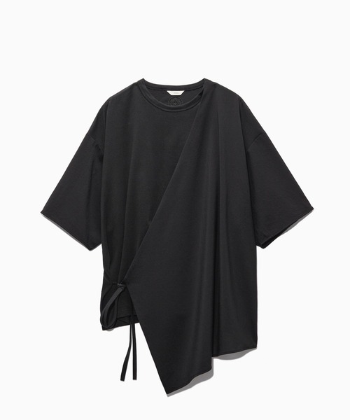 HARE(ハレ)の「【NARRIL】JIMBE-style Asymmetric Pullover(Tシャツ/カットソー・メンズ・ブラック・FREE)」の1枚目の写真