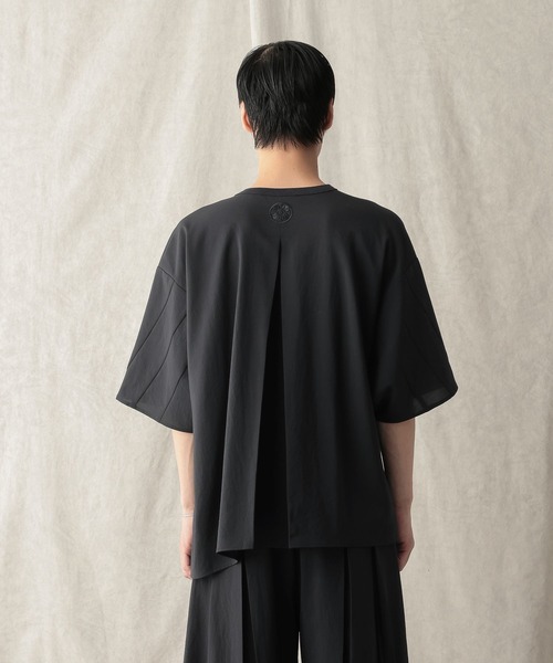 HARE(ハレ)の「【NARRIL】JIMBE-style Asymmetric Pullover(Tシャツ/カットソー・メンズ・ブラック・FREE)」の18枚目の写真