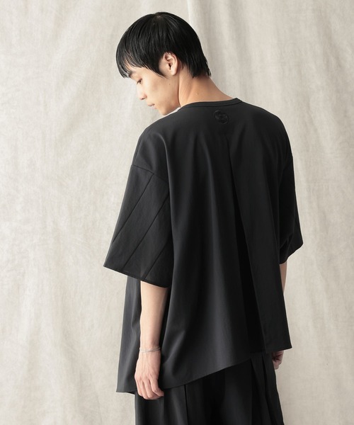 HARE(ハレ)の「【NARRIL】JIMBE-style Asymmetric Pullover(Tシャツ/カットソー・メンズ・ブラック・FREE)」の6枚目の写真