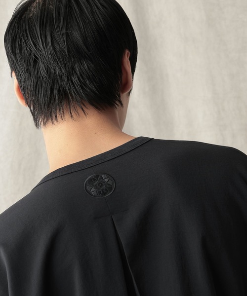 HARE(ハレ)の「【NARRIL】JIMBE-style Asymmetric Pullover(Tシャツ/カットソー・メンズ・ブラック・FREE)」の7枚目の写真