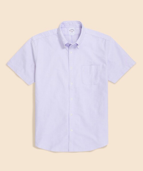 BROOKS BROTHERS(ブルックスブラザーズ)の「コットン オックスフォード ショートスリーブ フライデーシャツ(シャツ/ブラウス・メンズ・ライトパープル・X-LARGE/MEDIUM/LARGE/SMALL)」の4枚目の写真