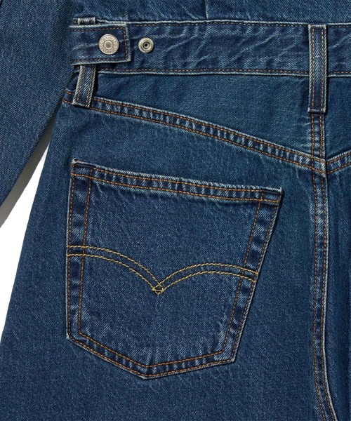 Levi's(リーバイス)の「Levi's/リーバイス Aラインデニムウエスタンドレス(シャツワンピース・レディース・ダークインディゴブルー・M/S/XS)」の15枚目の写真