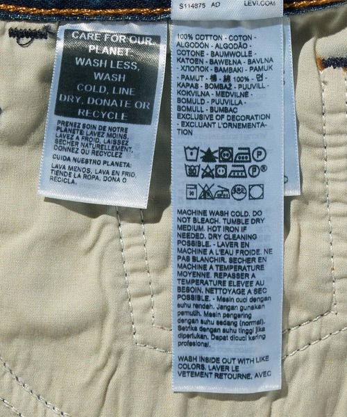 Levi's(リーバイス)の「Levi's/リーバイス Aラインデニムウエスタンドレス(シャツワンピース・レディース・ダークインディゴブルー・M/S/XS)」の16枚目の写真