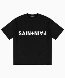 SPエアコットンクロスロゴ半袖Tシャツブラック