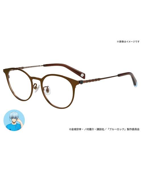 Zoff | ブルーロック【氷織 羊モデル】ボストン型 メガネ｜軽量 メタル
