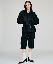 ボンバージャケット」に該当するブラック/黒色系のファッション通販