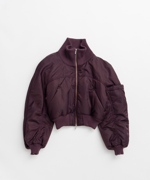 PRANK PROJECT(プランクプロジェクト)の「【2026Autumn Pre-Order】ボンバージャケット / Bomber Jacket(MA-1・レディース・ブラック/ボルドー/ホワイト・FREE)」の22枚目の写真